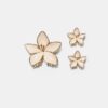 3er-Set Blumen-Clips