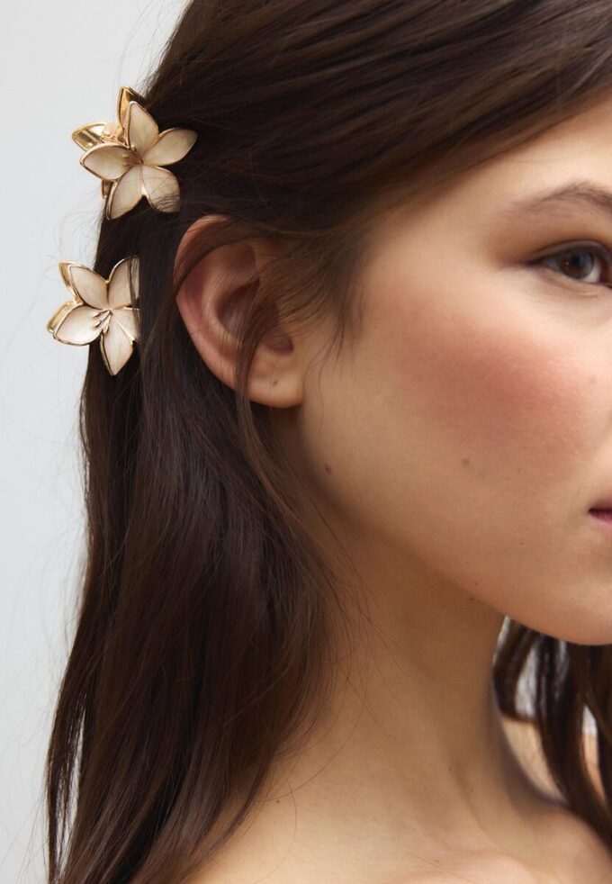 3er-Set Blumen-Clips