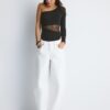 Asymmetrischer Body mit transparenten Details
