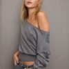 Asymmetrischer Strickpullover Asymmetrischer Strickpullover