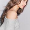 Asymmetrischer Strickpullover Asymmetrischer Strickpullover
