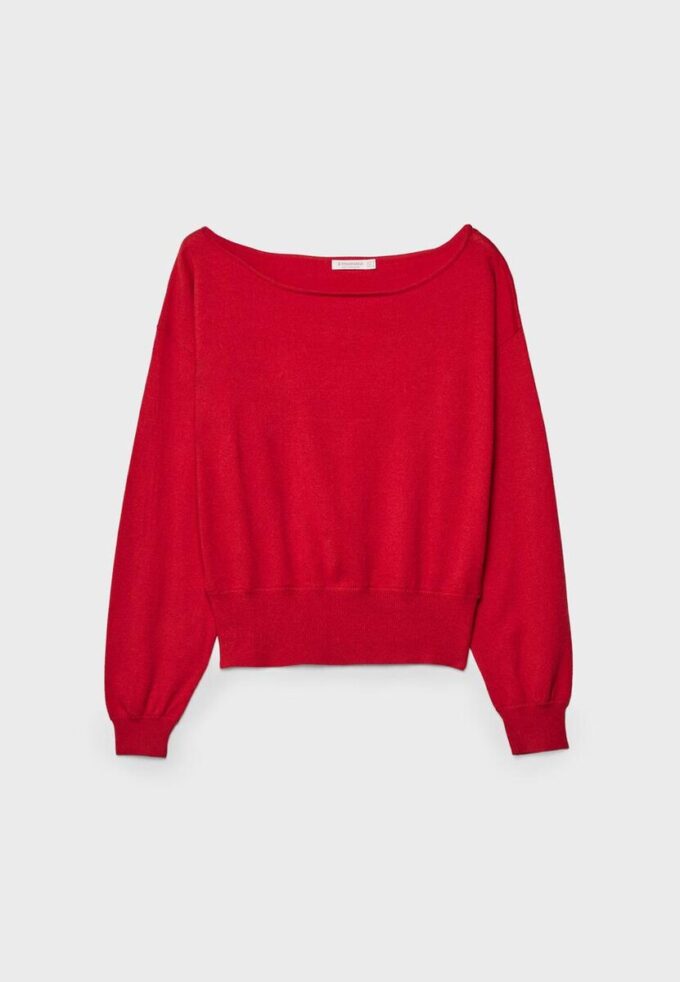 Asymmetrischer Strickpullover Asymmetrischer Strickpullover