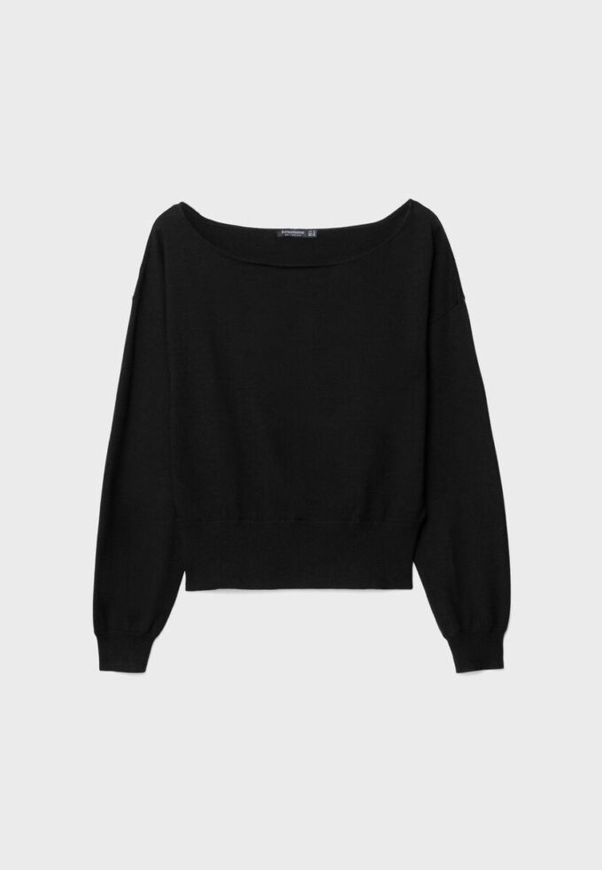 Asymmetrischer Strickpullover Asymmetrischer Strickpullover