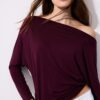 Asymmetrisches T-Shirt aus Modal