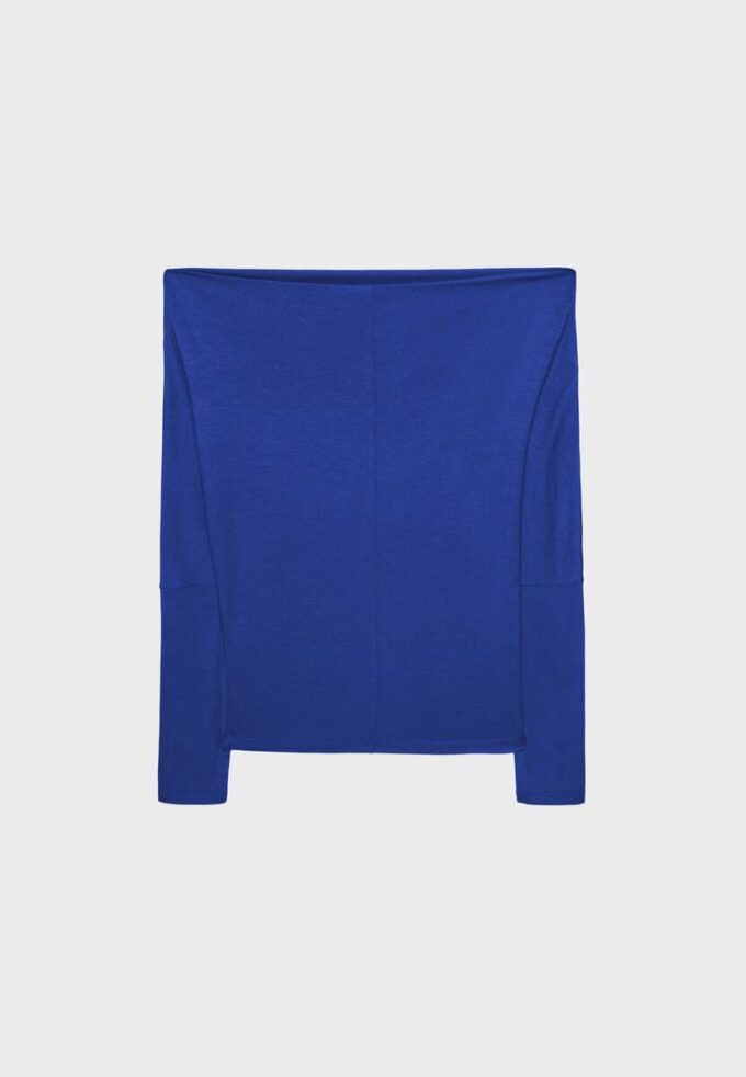 Asymmetrisches T-Shirt aus Modal Asymmetrisches T-Shirt aus Modal