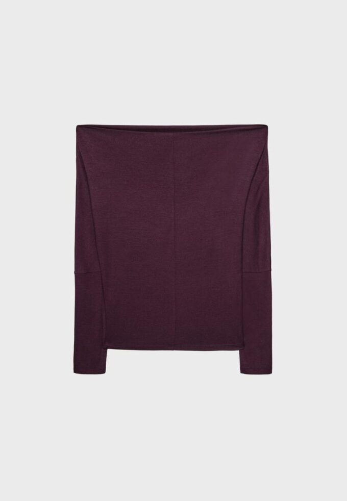 Asymmetrisches T-Shirt aus Modal