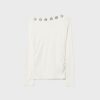 Asymmetrisches T-Shirt mit Ösen Asymmetrisches T-Shirt mit Ösen