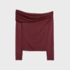 Asymmetrisches Tüll-T-Shirt Asymmetrisches Tüll-T-Shirt