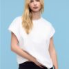 B06 Basics T-Shirt mit überschnittenen Schultern