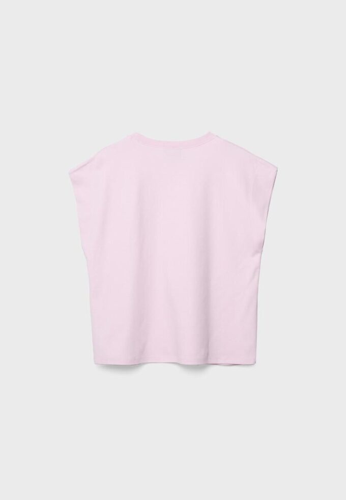 B06 Basics T-Shirt mit überschnittenen Schultern