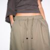 Barrel-Popeline-Hose mit Stoppern