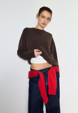 Basic Sweatshirt mit Soft Touch