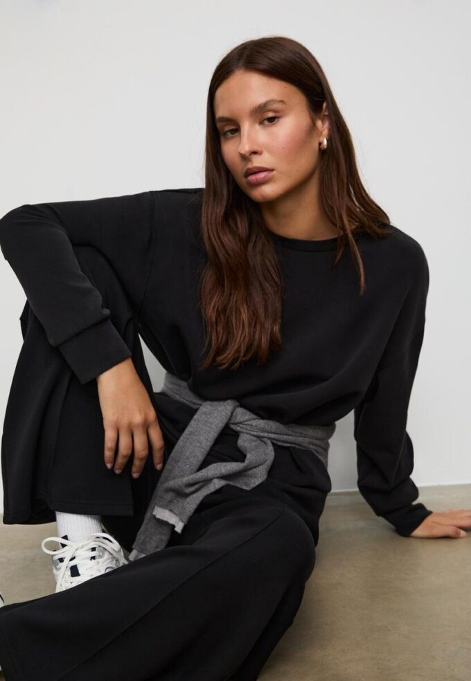 Basic Sweatshirt mit Soft Touch Basic Sweatshirt mit Soft Touch