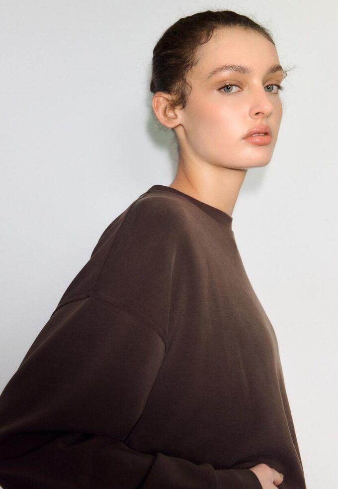 Basic Sweatshirt mit Soft Touch Basic Sweatshirt mit Soft Touch