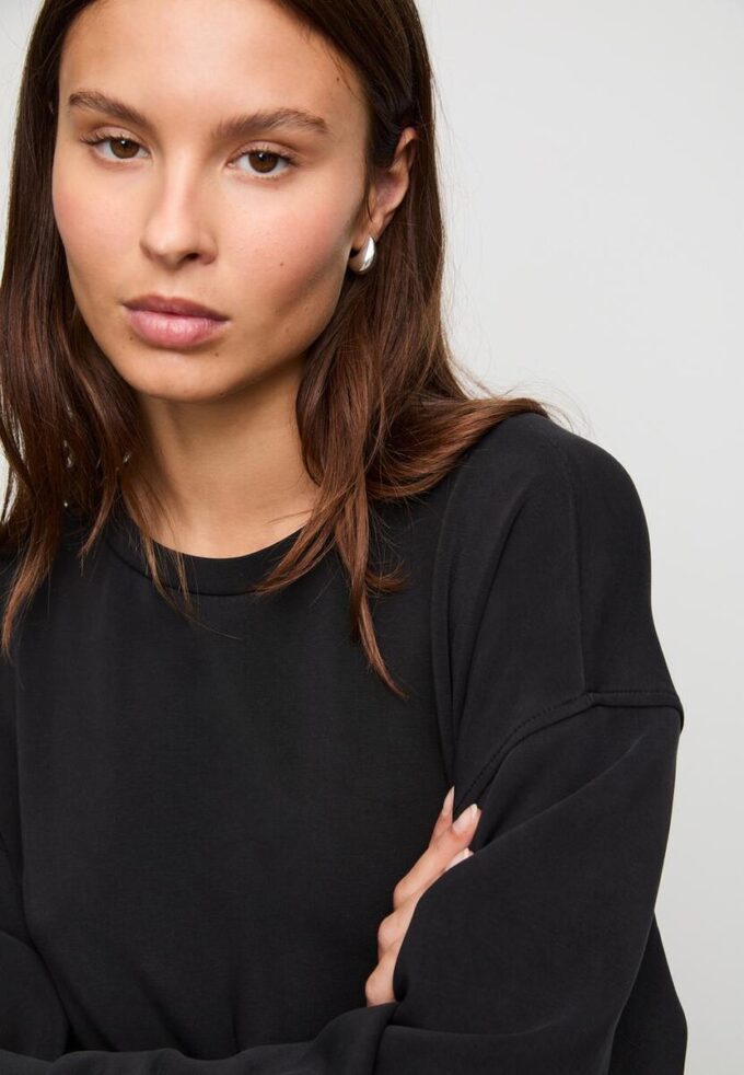 Basic Sweatshirt mit Soft Touch Basic Sweatshirt mit Soft Touch