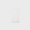 Basics gerafftes, figurbetontes T-Shirt