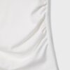 Basics gerafftes, figurbetontes T-Shirt