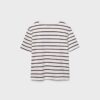 Basics Heavyweight gestreiftes T-Shirt in Regular Fit
