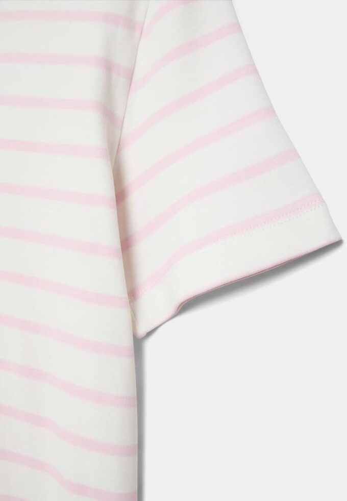 Basics Heavyweight gestreiftes T-Shirt in Regular Fit
