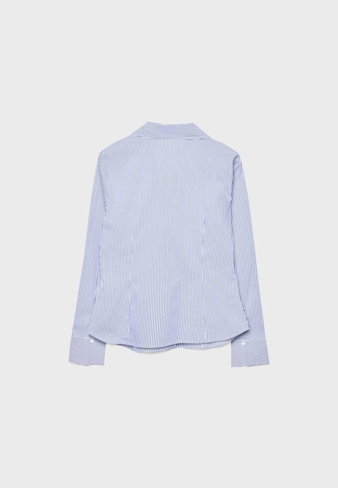 Basics-Hemd mit Streifen, tailliert Basics-Hemd mit Streifen, tailliert