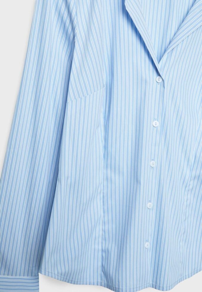 Basics-Hemd mit Streifen, tailliert Basics-Hemd mit Streifen, tailliert