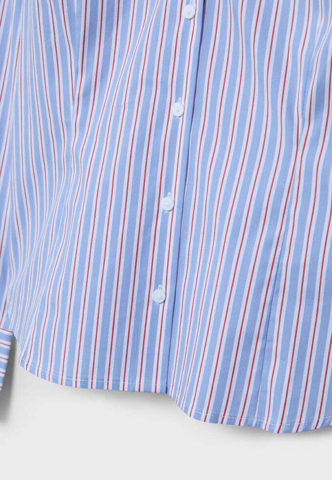 Basics-Hemd mit Streifen, tailliert Basics-Hemd mit Streifen, tailliert