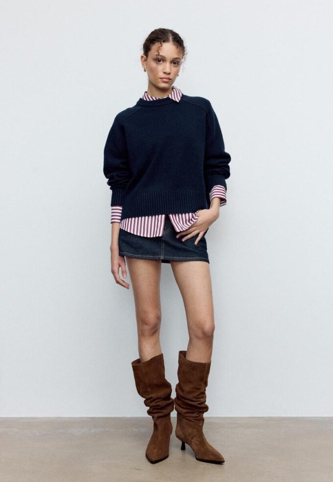 Basics-Pullover aus weichem Strick Basics-Pullover aus weichem Strick