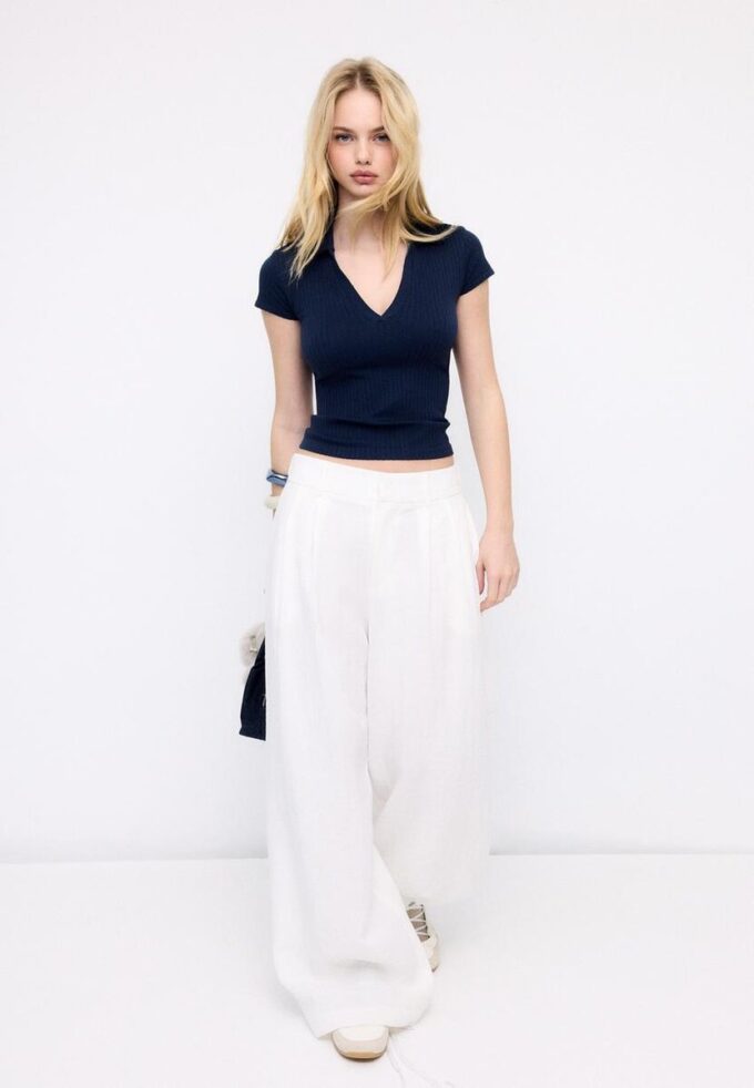 Basics Seamless Polo-T-Shirt