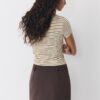 Basics Slim Fit gestreiftes T-Shirt