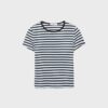 Basics Slim Fit gestreiftes T-Shirt