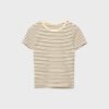 Basics Slim Fit gestreiftes T-Shirt