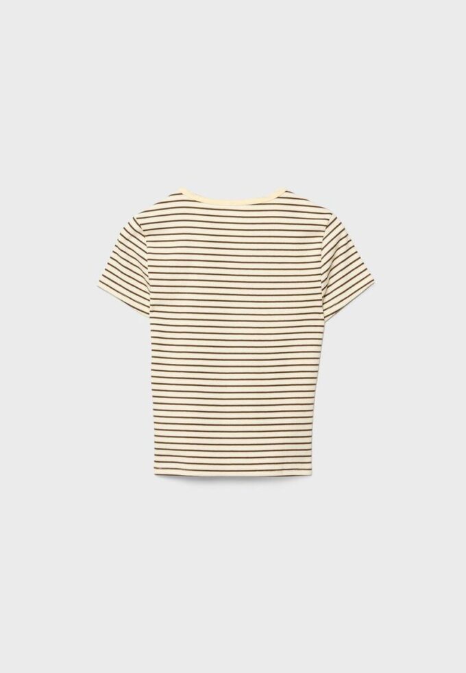 Basics Slim Fit gestreiftes T-Shirt