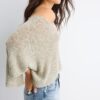 Basics-Strickpullover im Cape-Stil