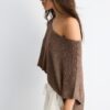Basics-Strickpullover im Cape-Stil
