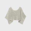 Basics-Strickpullover im Cape-Stil
