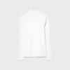 Basics T-Shirt mit hohem Kragen