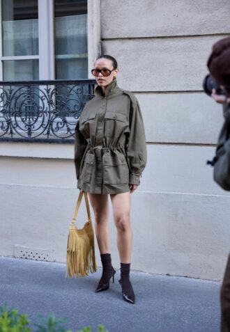 Baumwollparka mit Taschen