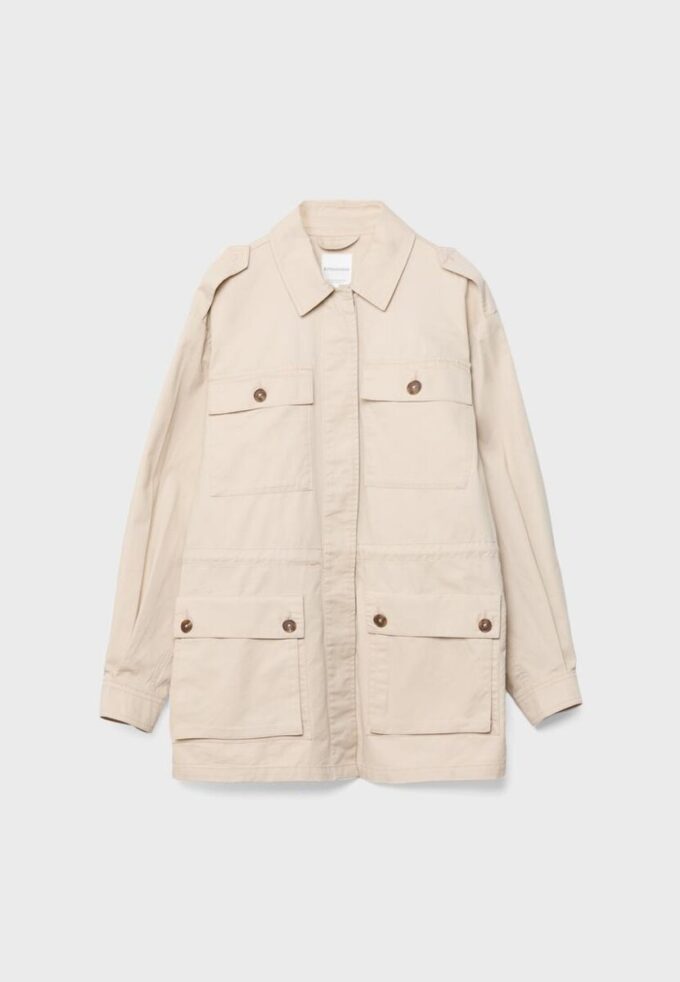 Baumwollparka mit Taschen Baumwollparka mit Taschen