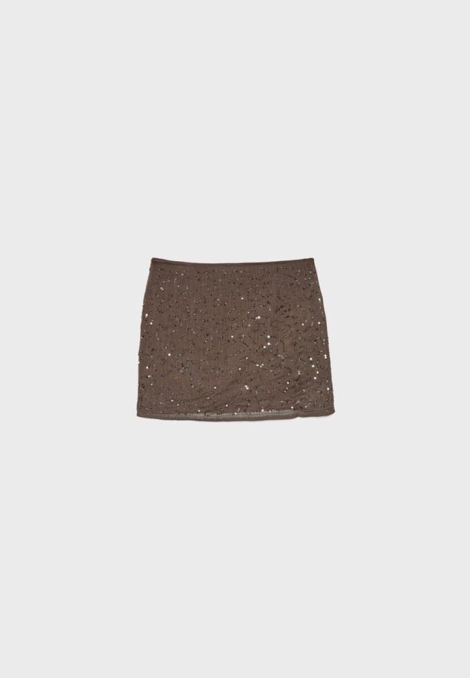 Bestickter Mini-Skort Bestickter Mini-Skort