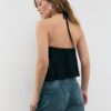 Besticktes Neckholder-Oberteil