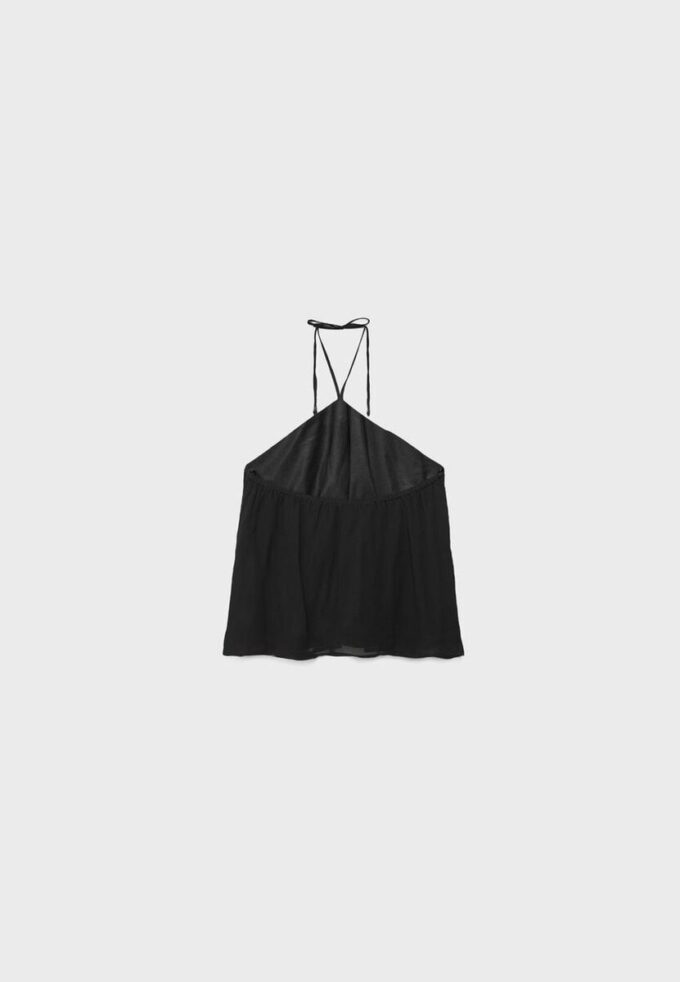Besticktes Neckholder-Oberteil