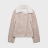 Bikerjacke aus Kunstwildleder Bikerjacke aus Kunstwildleder