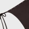 Bikini-Höschen mit Nieten und seitlichen Bändern Bikini-Höschen mit Nieten und seitlichen Bändern