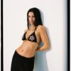 Bikini-Oberteil im Triangel-Schnitt mit Blumenstickerei Bikini-Oberteil im Triangel-Schnitt mit Blumenstickerei