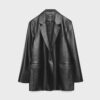 Blazer in Regular Fit mit Lederoptik Blazer in Regular Fit mit Lederoptik