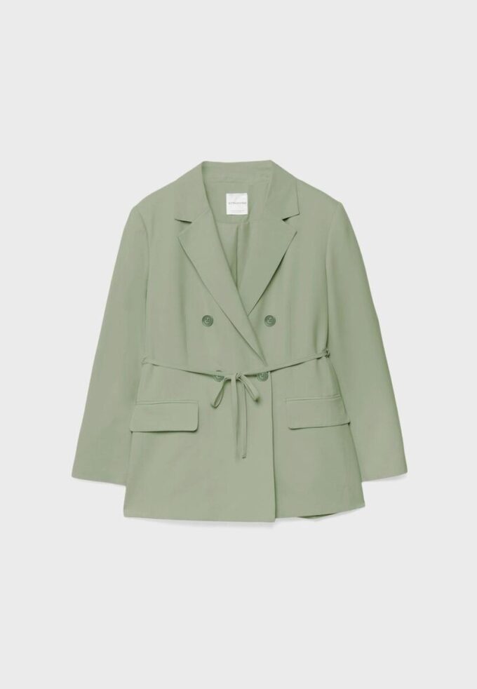 Blazer mit Gürtel Blazer mit Gürtel