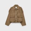 Bomberjacke aus Kunstwildleder