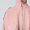 Bomberjacke aus Kunstwildleder