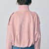 Bomberjacke aus Kunstwildleder