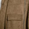 Bomberjacke aus Kunstwildleder